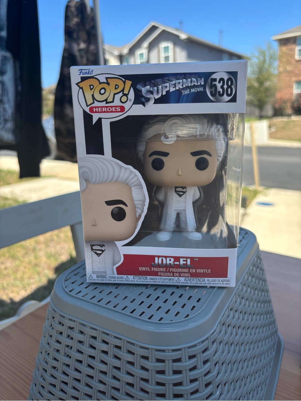 Funko Pop! Heroes Jor-El White and Black Figure #538
Superman’s Dad